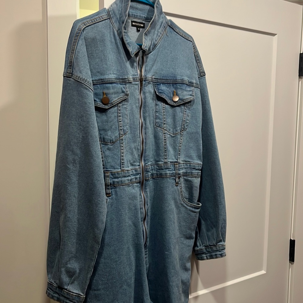 Jean Jumpsuit - plus size and tall girl friendly